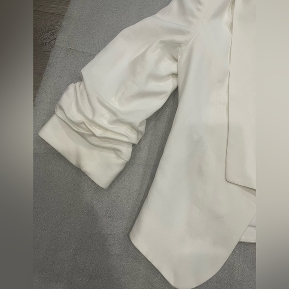 [4P]Cartonnier Anthropologie Off White Women's Open Blazer - Picture 4 of 9